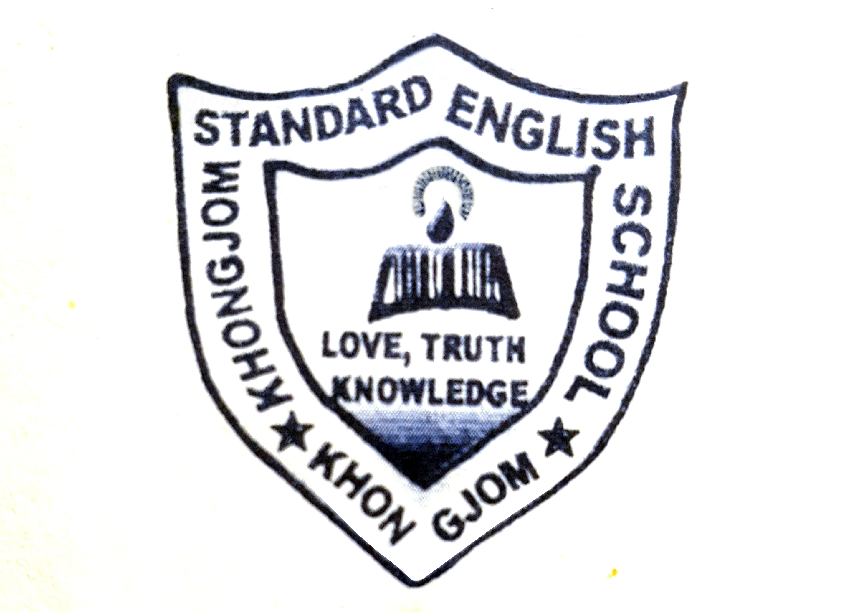 Khongjom Standard English School Logo