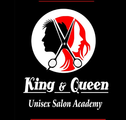 King & Queen Unisex Salon Logo