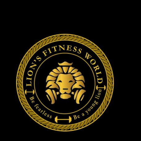 Lion's Fitness World gym Logo