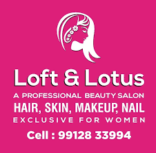 LOFT & LOTUS. A Professional Beauty Salon Logo