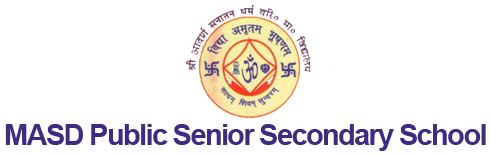 M A S D Public Sr. Sec. School Logo