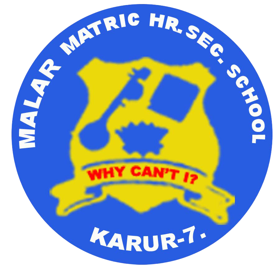 Malar Matriculation hr. sec school - Logo