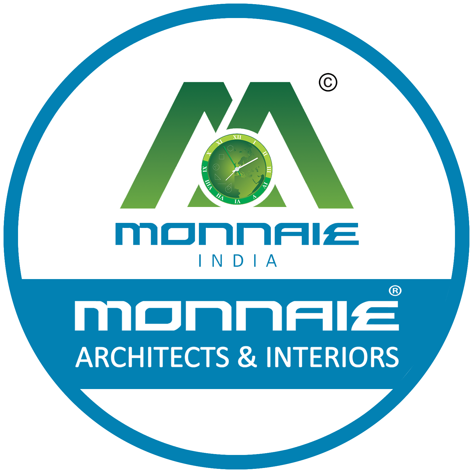 Monnaie Architects and Interiors Logo