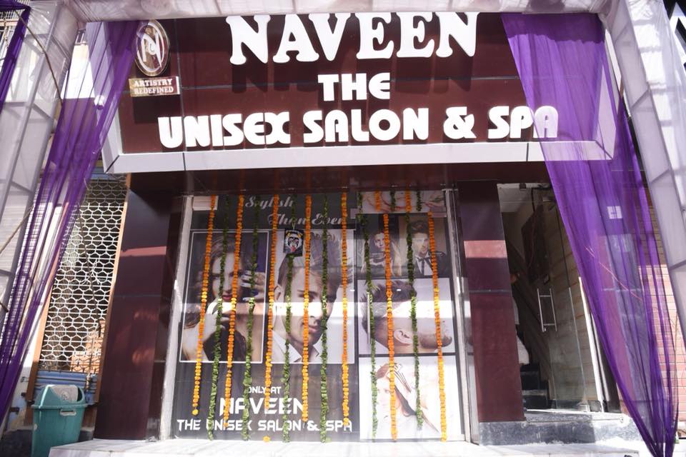 Naveen The Unisex Saloon - Logo