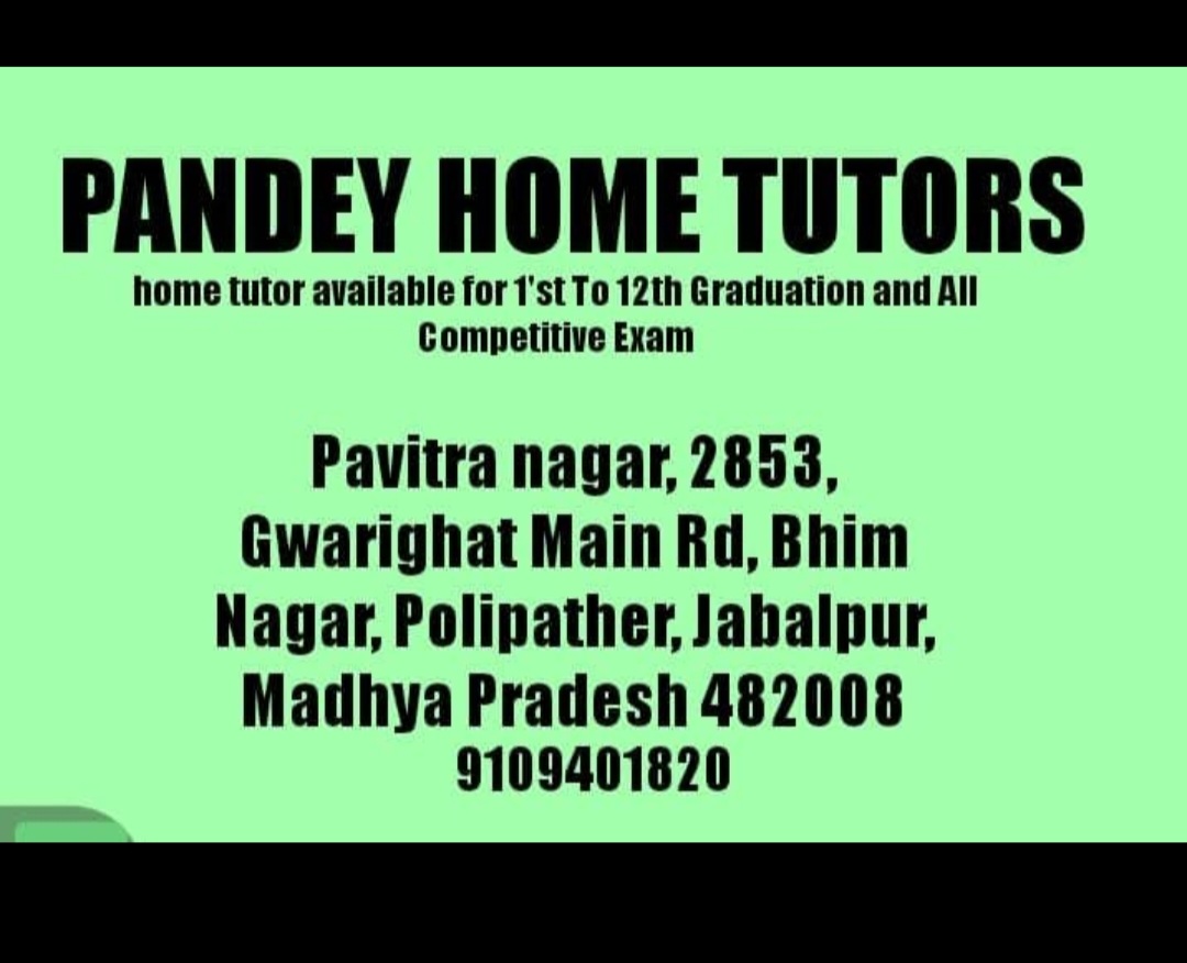Pandey Home Tutors |Schools|Education