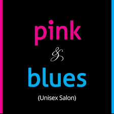 Pink and Blue Beauty Parlour - Logo