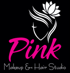 Pink Makeup & Hair Studio Logo