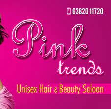 Pink trends unisex spa & salon - Logo