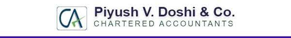 Piyush V Doshi & Co. Chartered Accountants - Logo