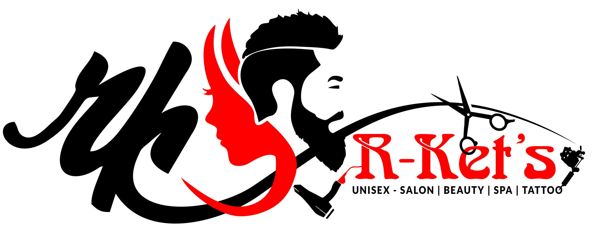 R-Ket's Unisex Salon Logo