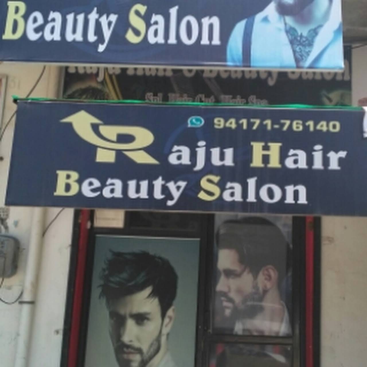 Raju Hair Saloon Logo