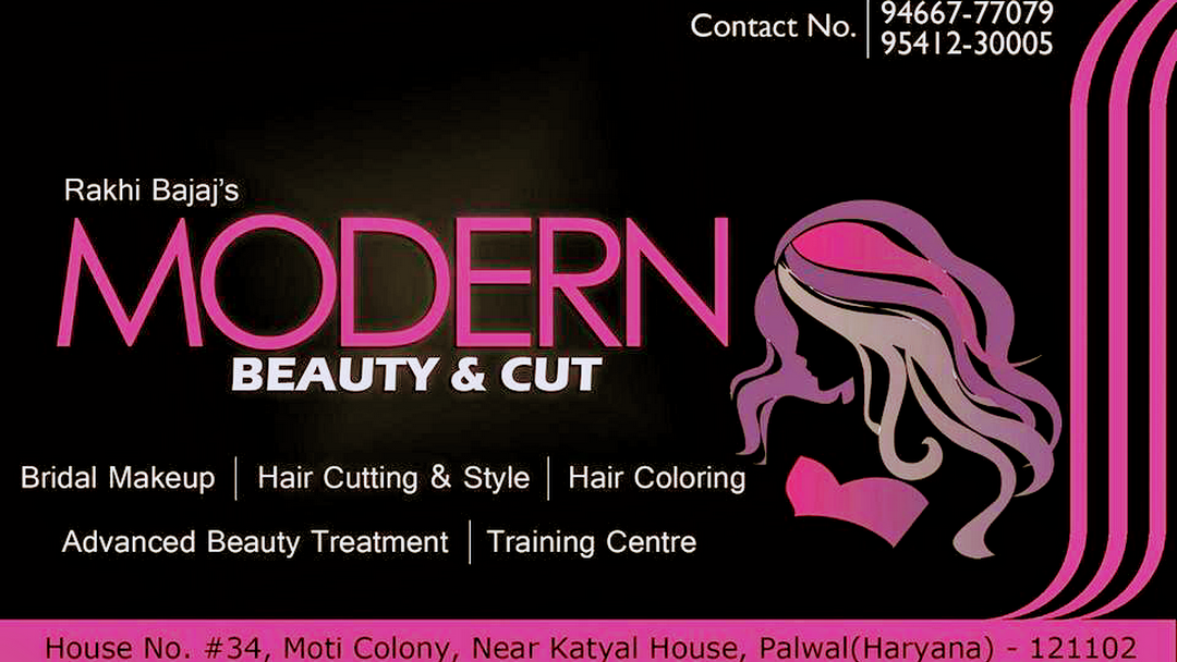 Rakhi Bajaj’s MODERN Beauty & Cut - Logo
