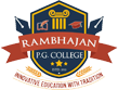 Rambhajan Post Graduate College Logo