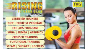 Rising Fitness Club Wanowrie Branch - Logo