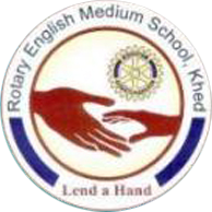 Rotary English Medium School Logo