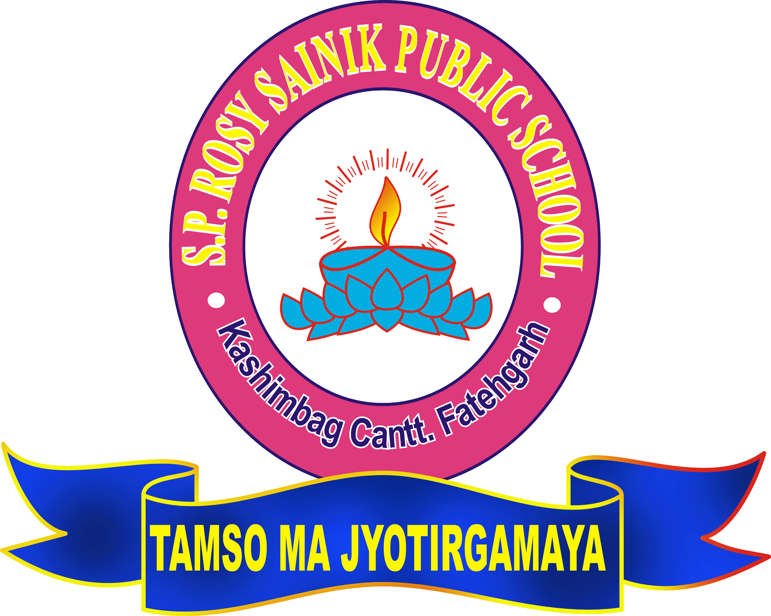 S.P. Rosy Sainik Public School Logo