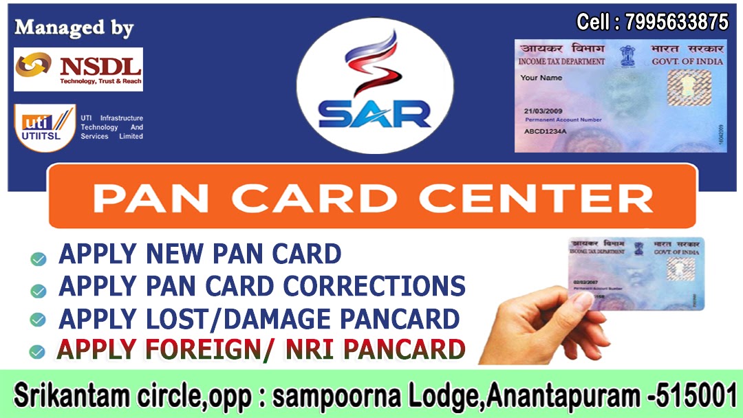 SAR PANCARD CENTER|Legal Services|Professional Services