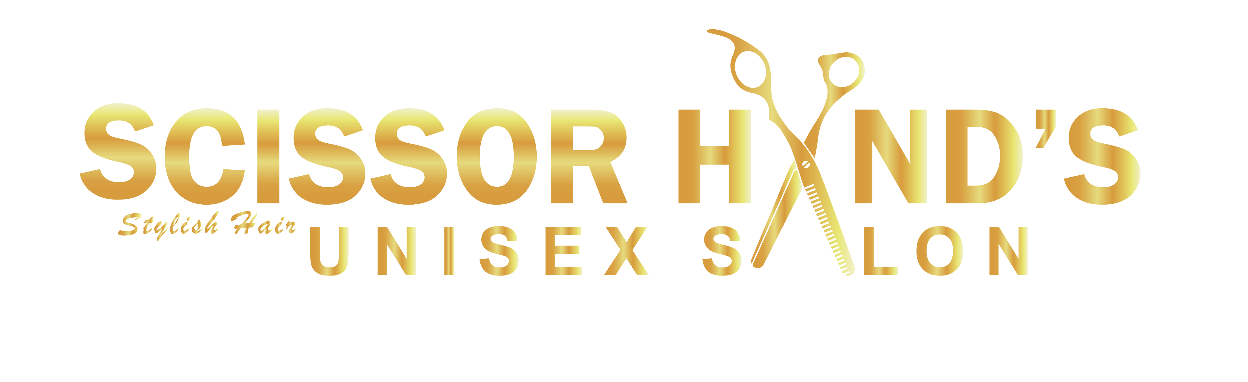 Scissor Hand's Unisex Salon Kudasan Logo