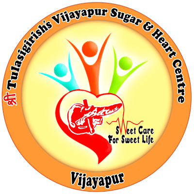 Shri Tulasigirish's Vijayapur Sugar & Heart Centre - Logo