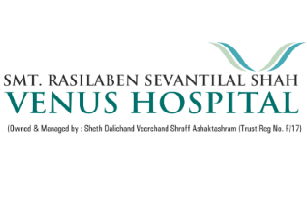 Smt. Rasilaben Sevantilal Shah Venus Hospital Logo