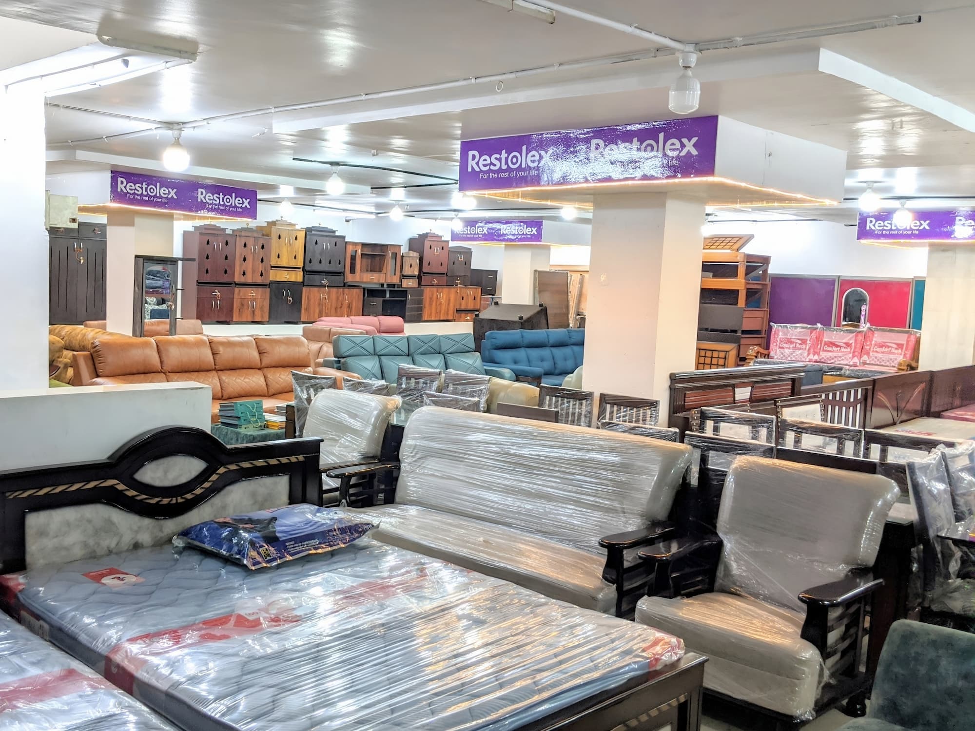 Sri Sai Krupa Furniture Interior of Basement showroom of Sri Sai Krupa Furniture in Marathahalli