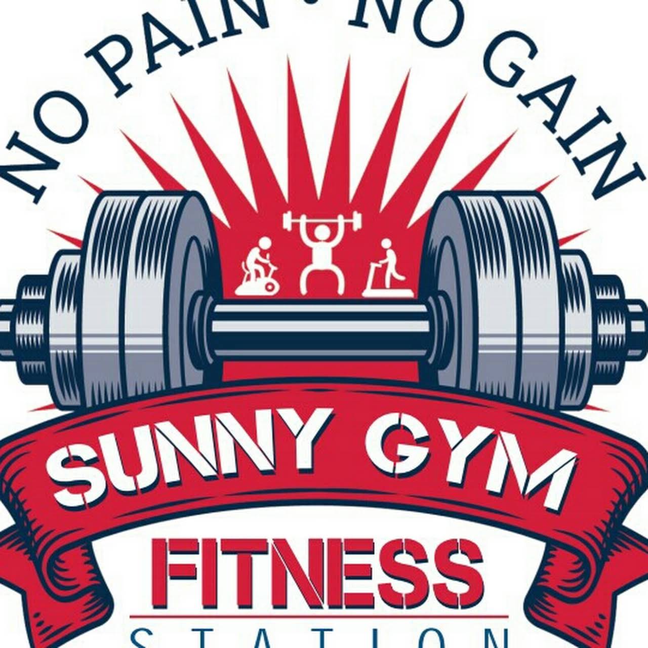 SUNNY GYM FITNESS STATION - Logo