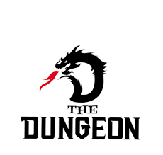 The dungeon fitness center Logo
