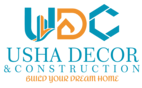 USHA DECOR & CONSTRUCTION Logo