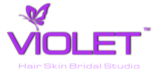 Violet Hair Skin Bridal Studio Logo