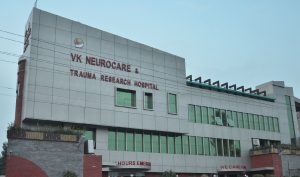 VK Neurocare and Trauma Research Hospital Logo