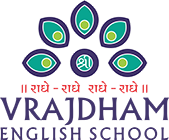Vrajdham English School Logo