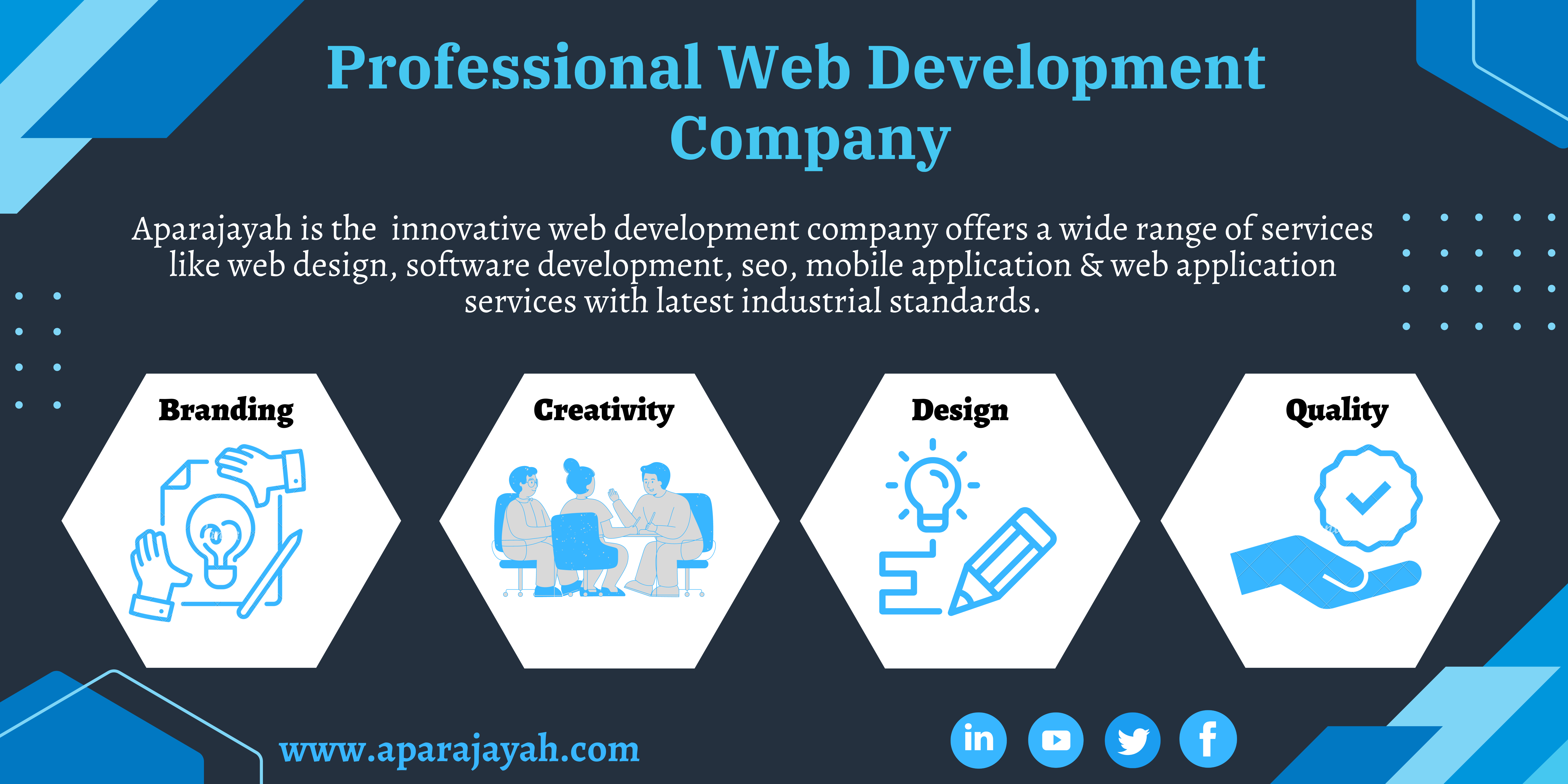 Web Development Company - Aparajayah Logo