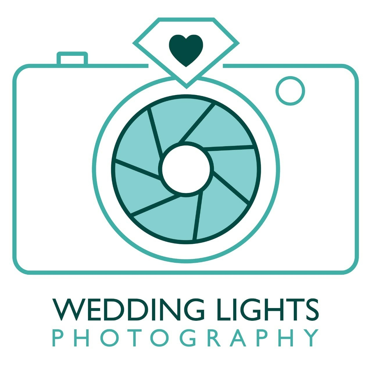 wedding lights photography Logo