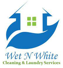 Wet n white cleaning & laundry service - Logo