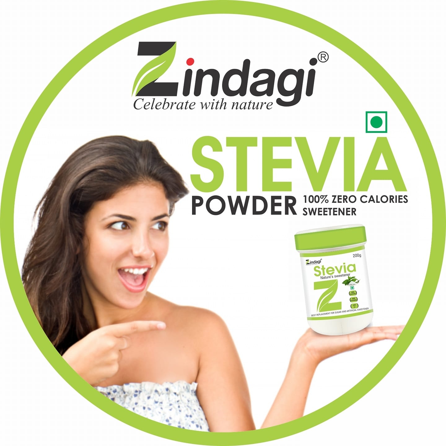 Zindagi Celebrate Stevia Logo